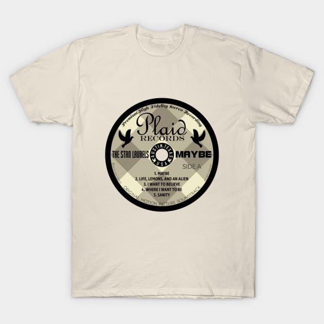 The Stan Laurels (Record Label) T-Shirt by PlaidDesign